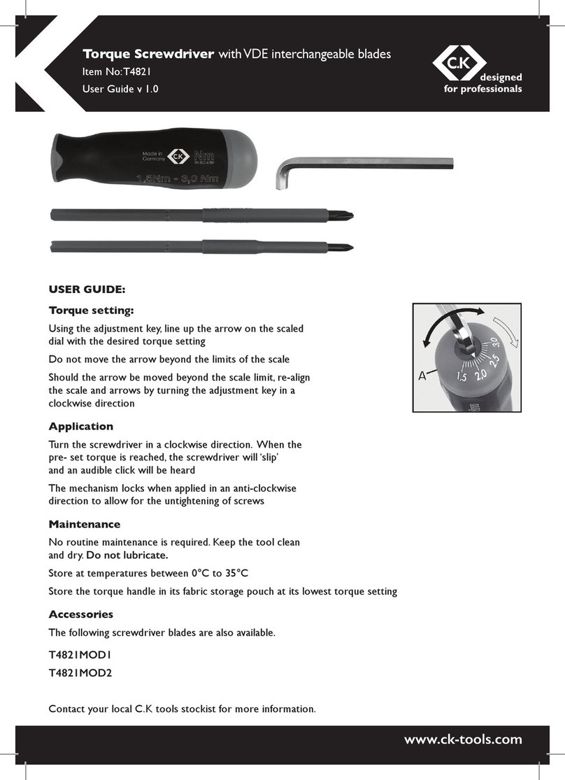 c.k T4821 User manual
