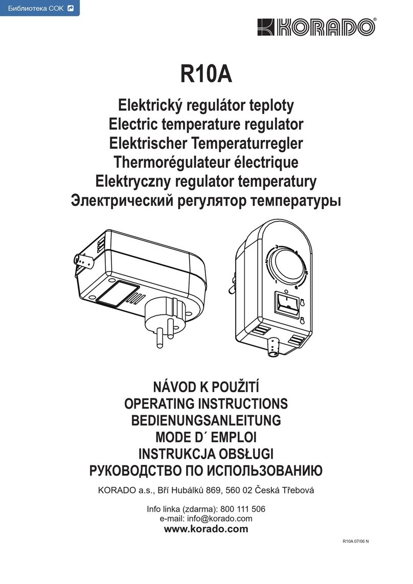 KORADO R10A User manual