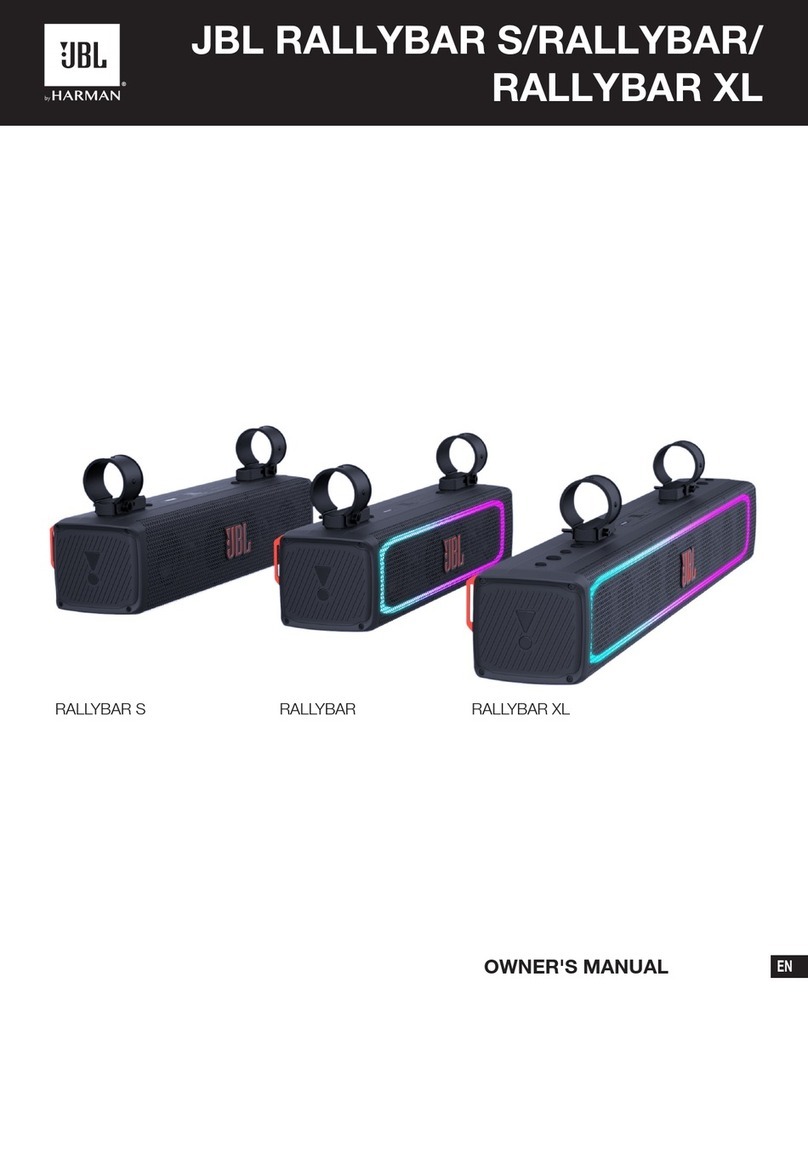 Harman JBL RALLYBAR S User manual
