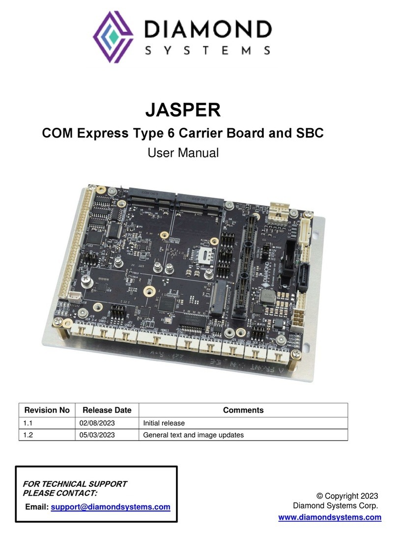 Diamond Systems JASPER User manual