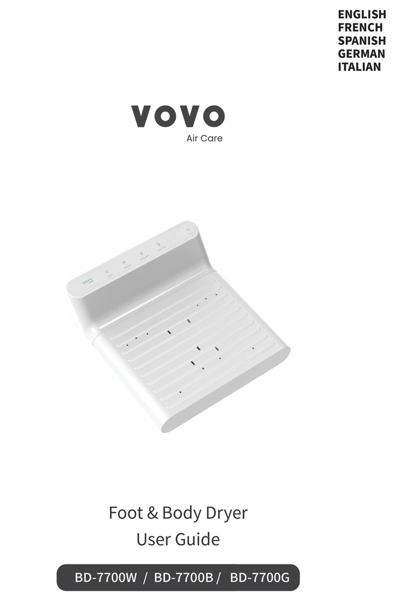 VOVO BD-7700W user guide
