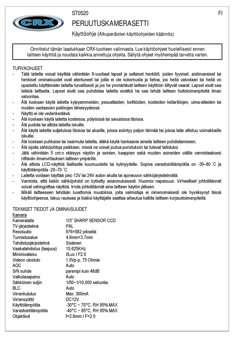 CRX ST0520 instruction manual CRX ST0520 instruction manual