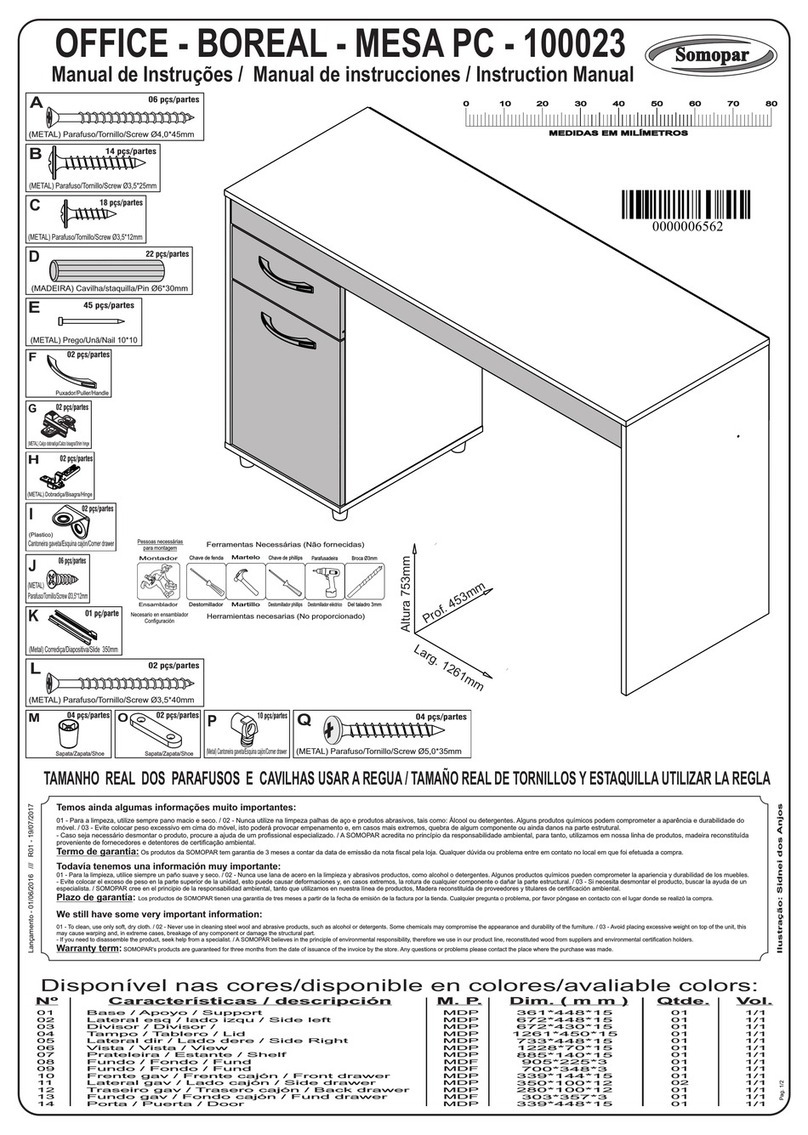 Somopar 100023 instruction manual Somopar 100023 instruction manual