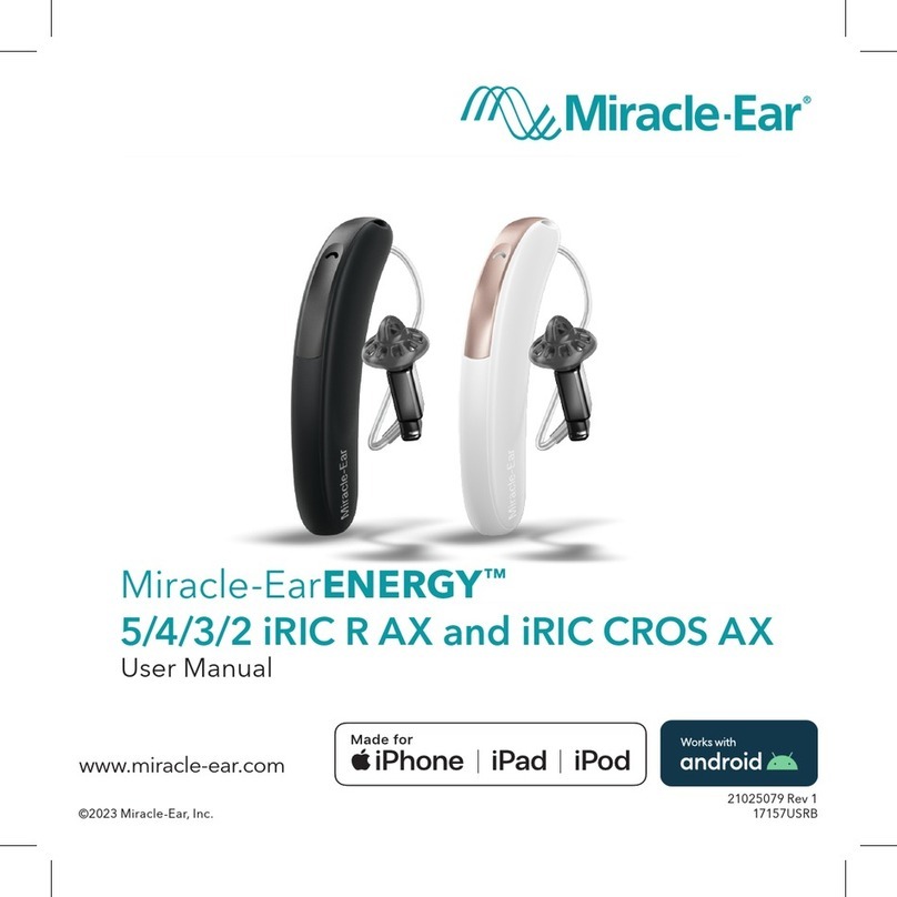 Miracle-Ear Miracle-EarENERGY 2 iRIC R AX user manual