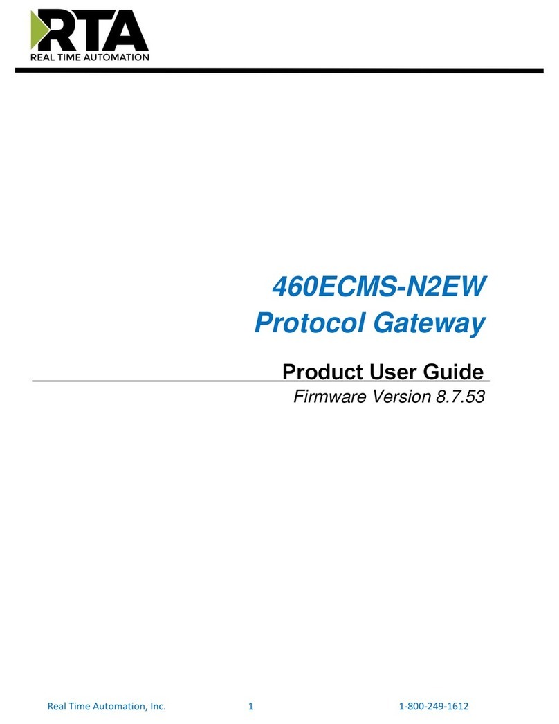 RTA 460ECMS-N2EW User manual