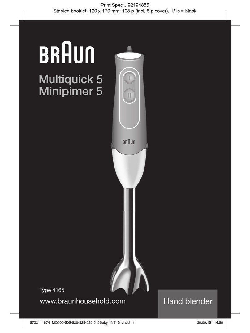 Braun Minipimer 5 manual
