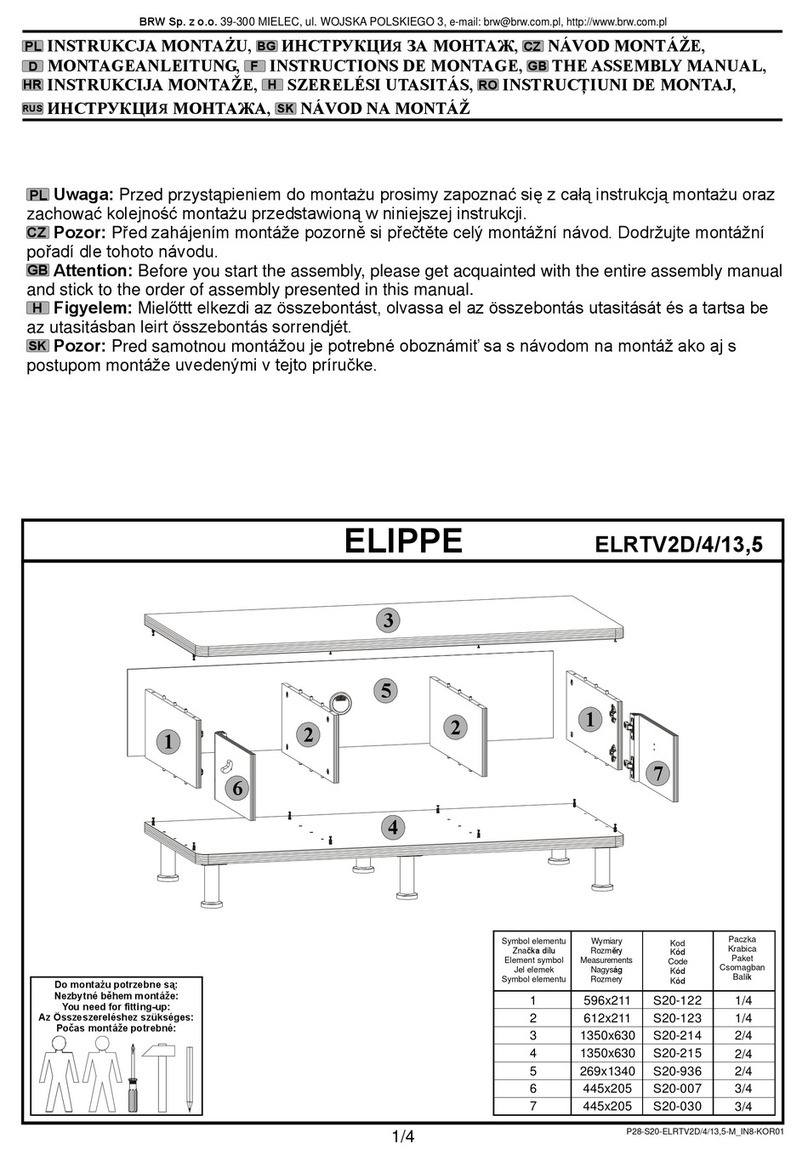 BLACK RED WHITE ELIPPE ELRTV2D/4/13,5 Assembly manual