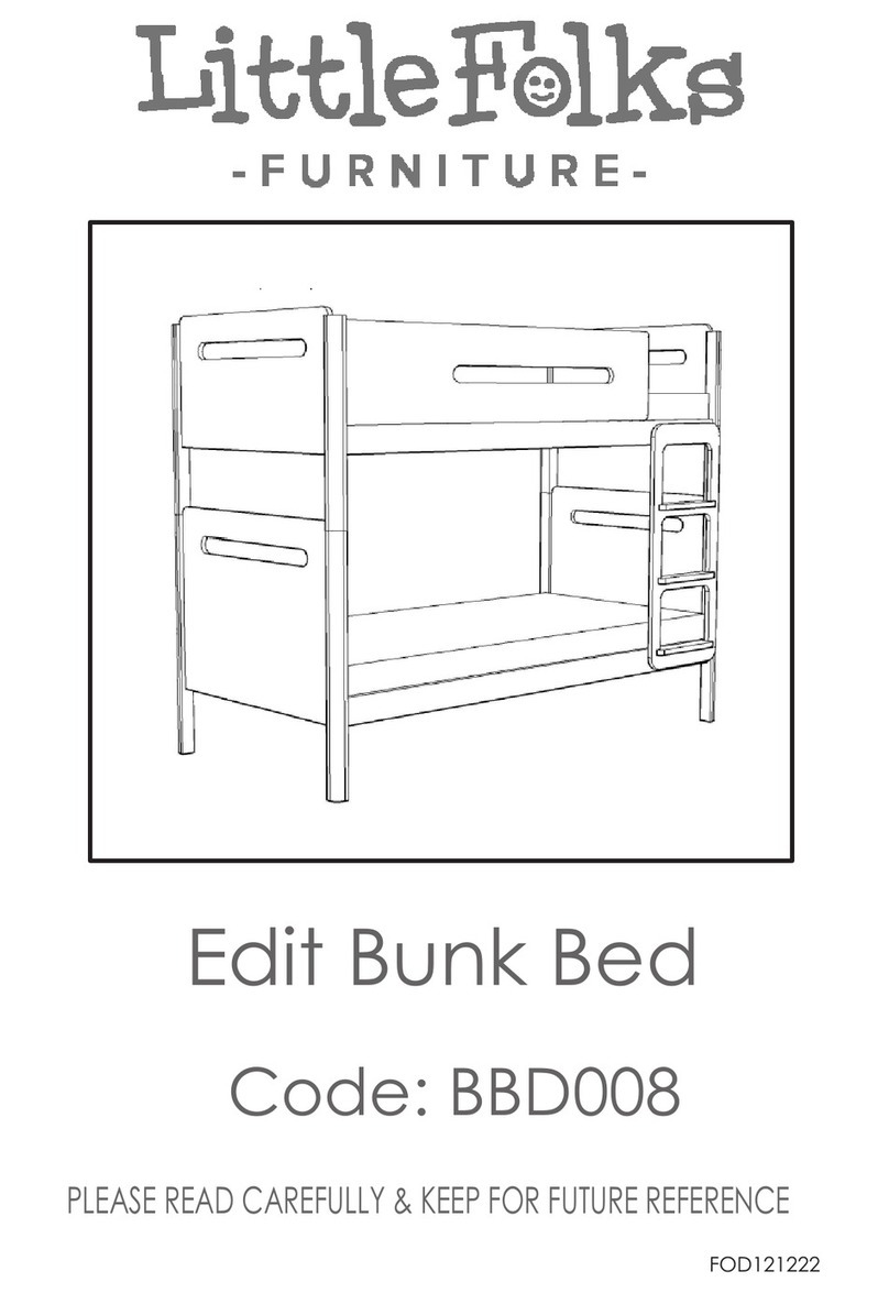 Little Folks Furniture Edit Bunk Bed BBD008 Assembly instructions Little Folks Furniture Edit Bunk Bed BBD008 Assembly instructions