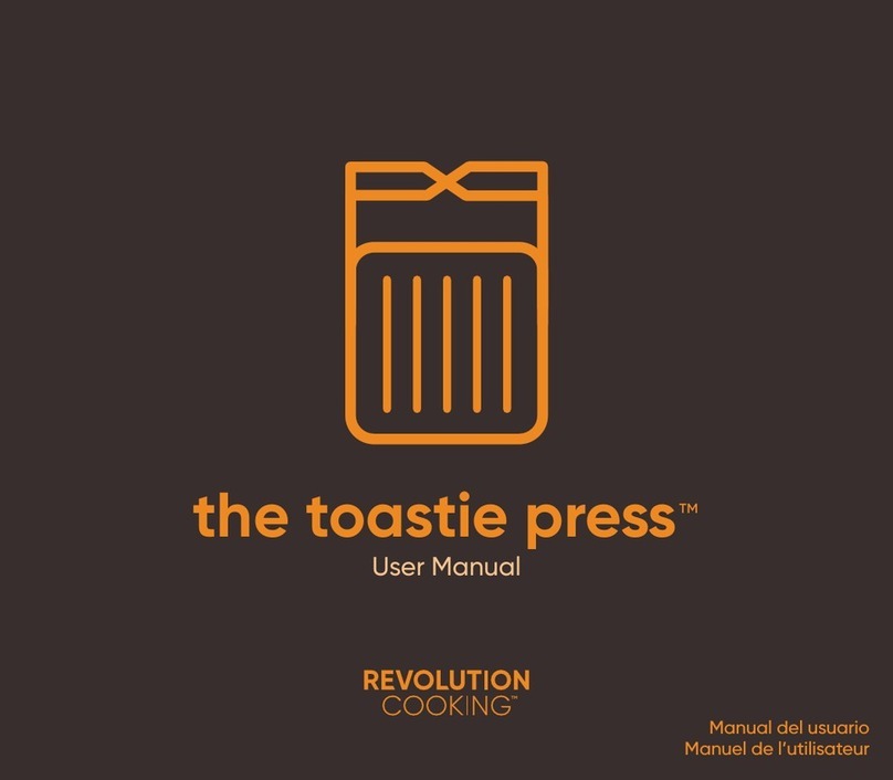 R/Evolution Toastie Press User manual