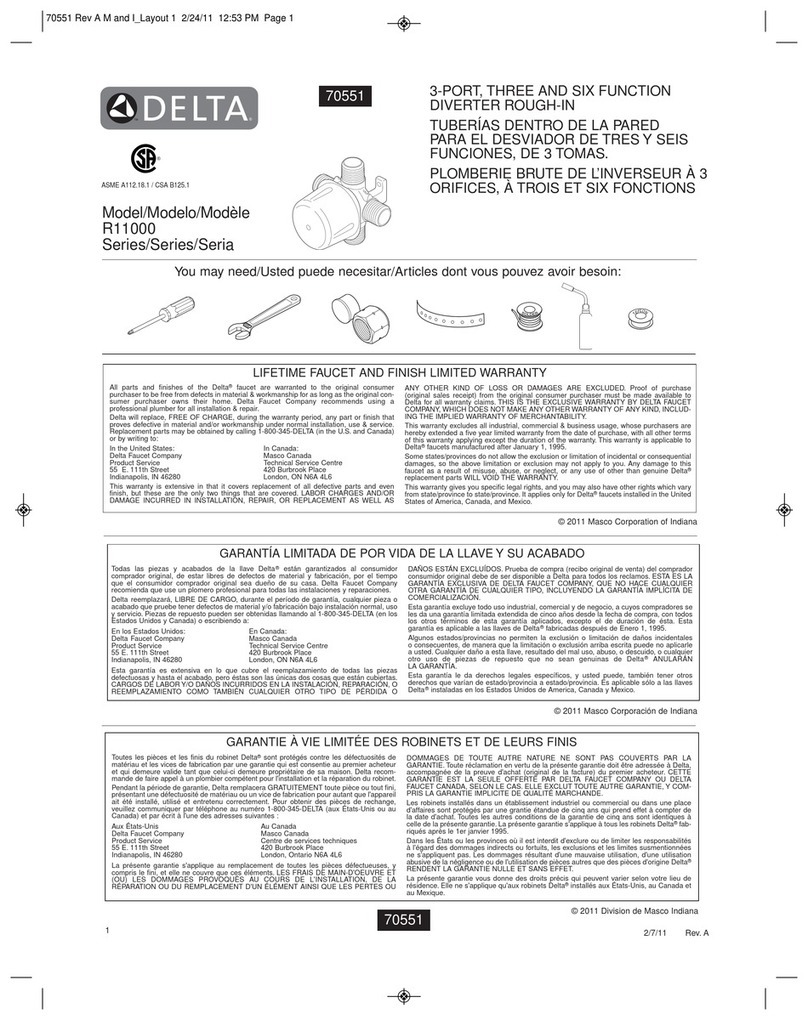 Delta R11000 User manual