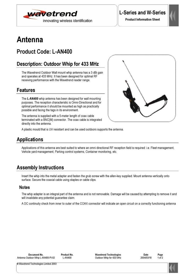 Wavetrend L Series Product information sheet