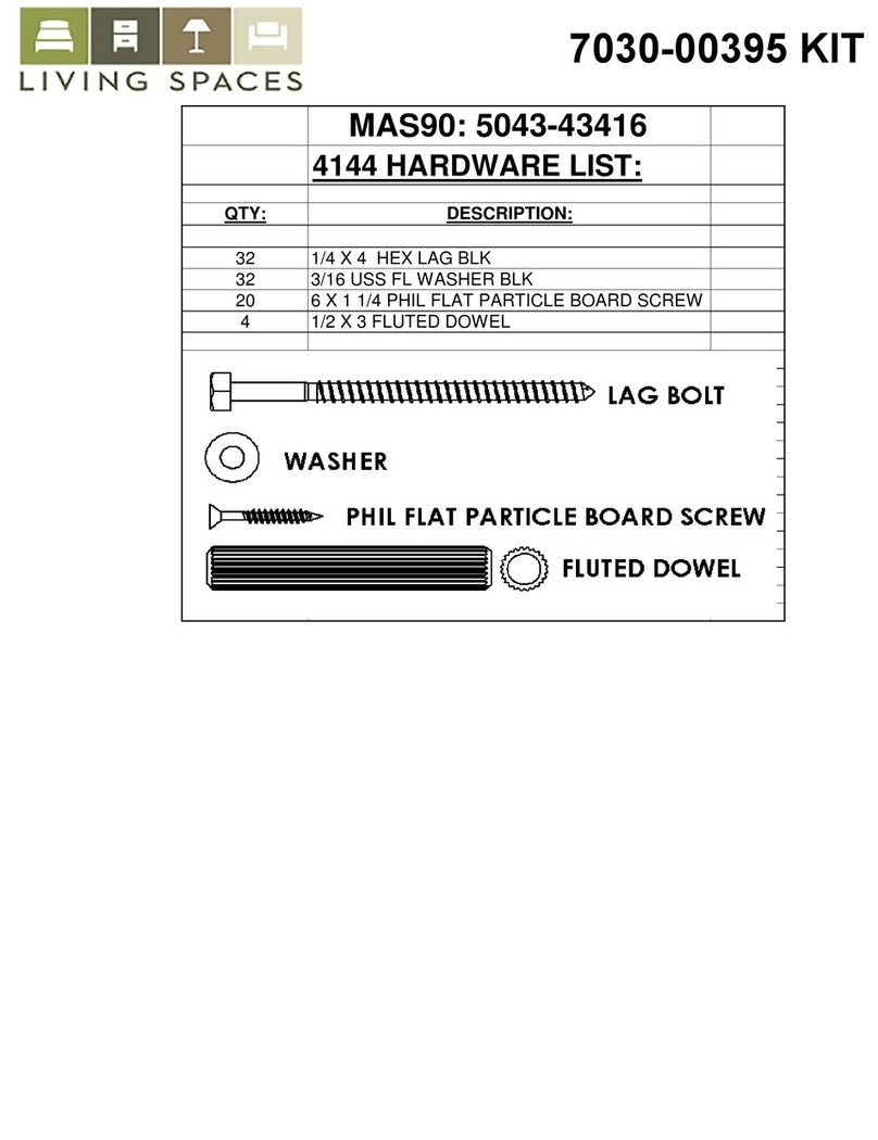 Living Spaces SEDONA 4144 User manual