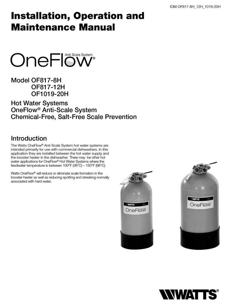 Watts OneFlow OF817-8H User manual