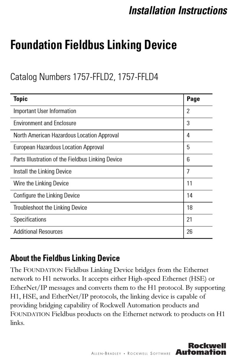 Rockwell Automation Allen-Bradley 1757-FFLD2 installation instructions