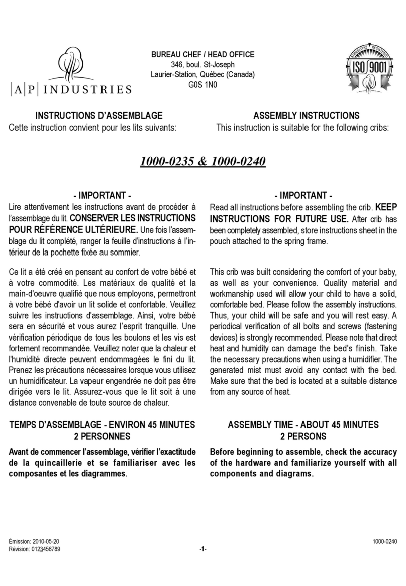 AP INDUSTRIES 1000-0235 Assembly instructions AP INDUSTRIES 1000-0235 Assembly instructions