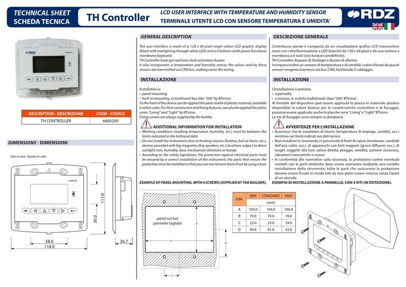 RDZ 6600200 Technical sheet