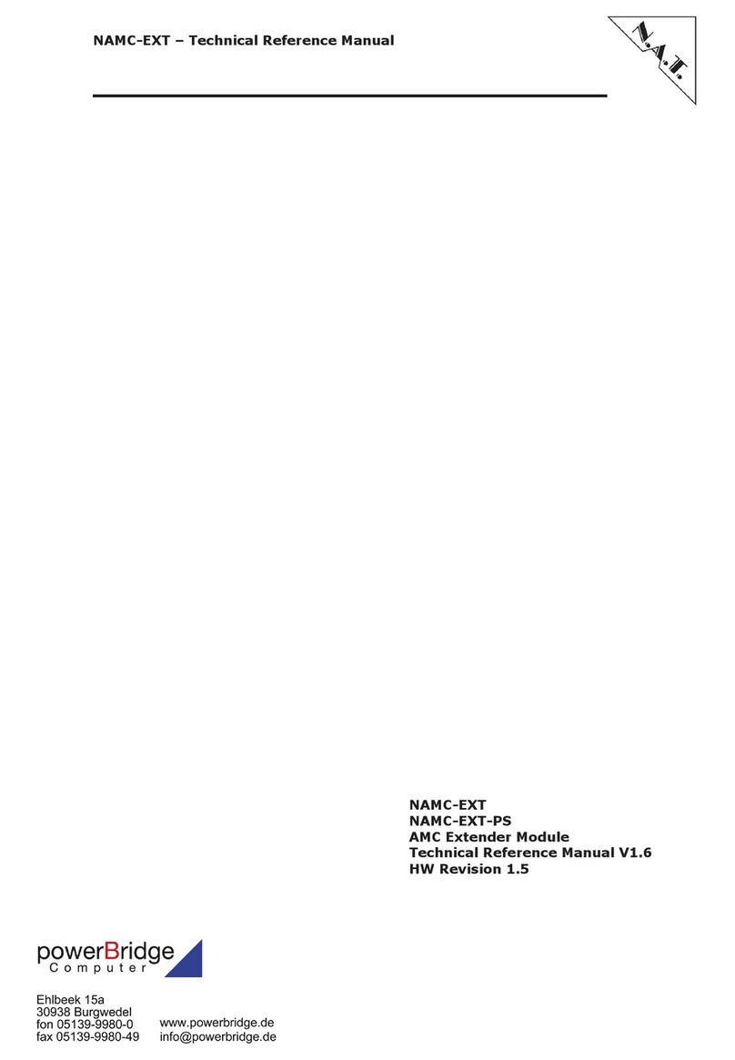 N.A.T. powerBridge NAMC-EXT Technical reference manual