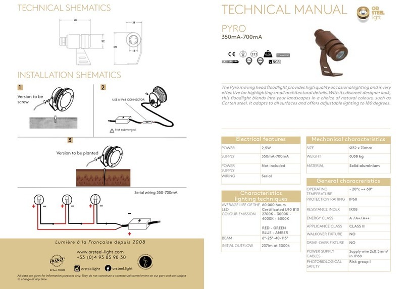 OR STEEL light PYRO Technical manual
