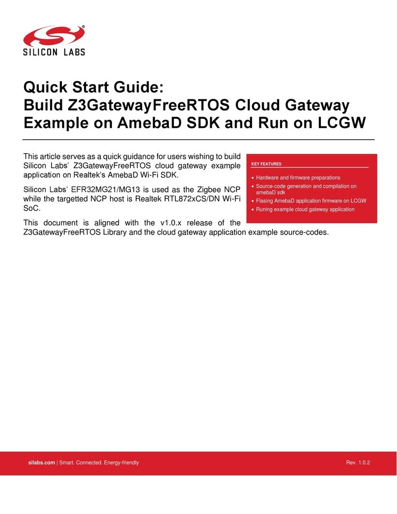 Silicon Laboratories Z3GatewayFreeRTOS quick start guide