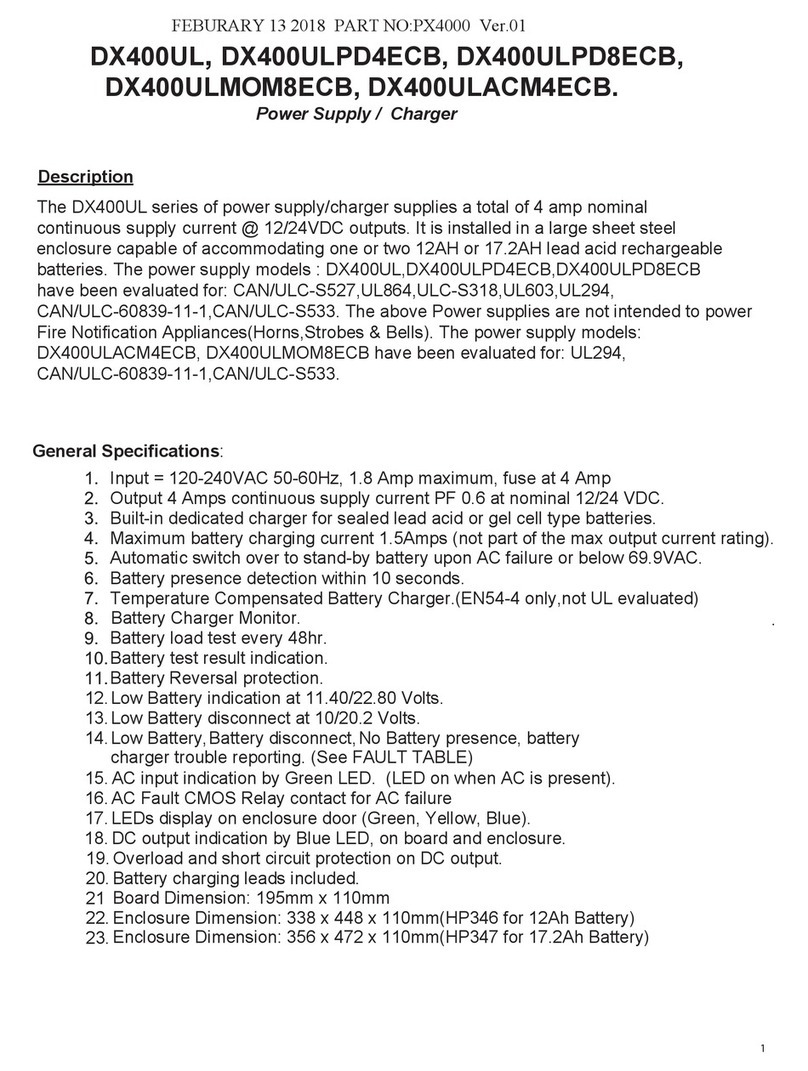 Inaxsys DX400UL Series quick start guide