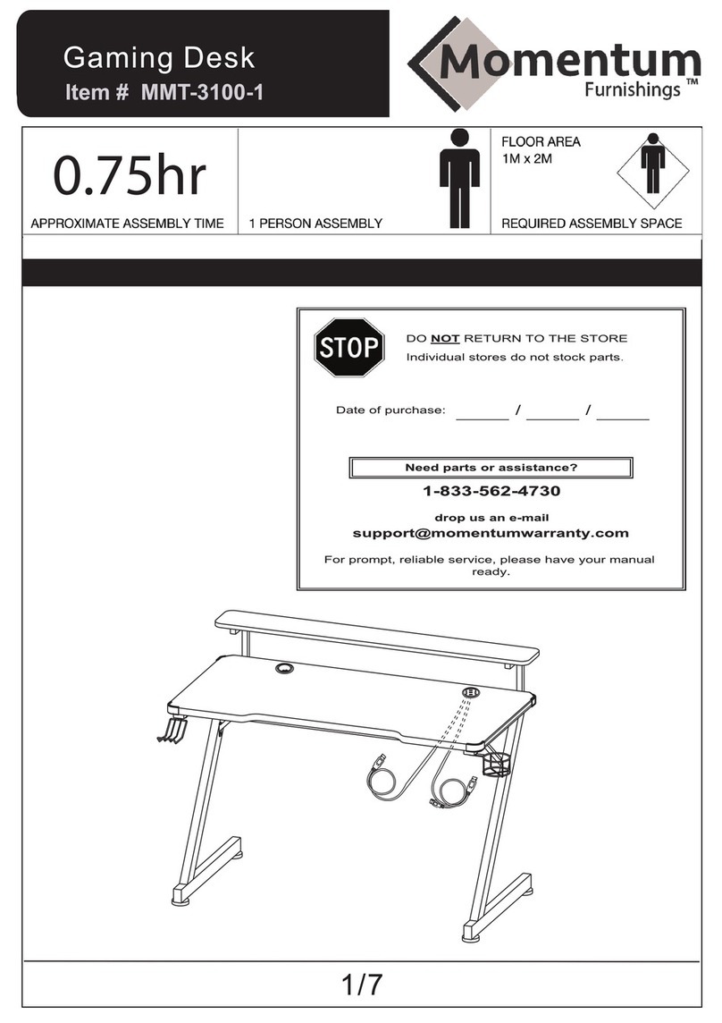 Momentum MMT-3100-1 Assembly instructions Momentum MMT-3100-1 Assembly instructions