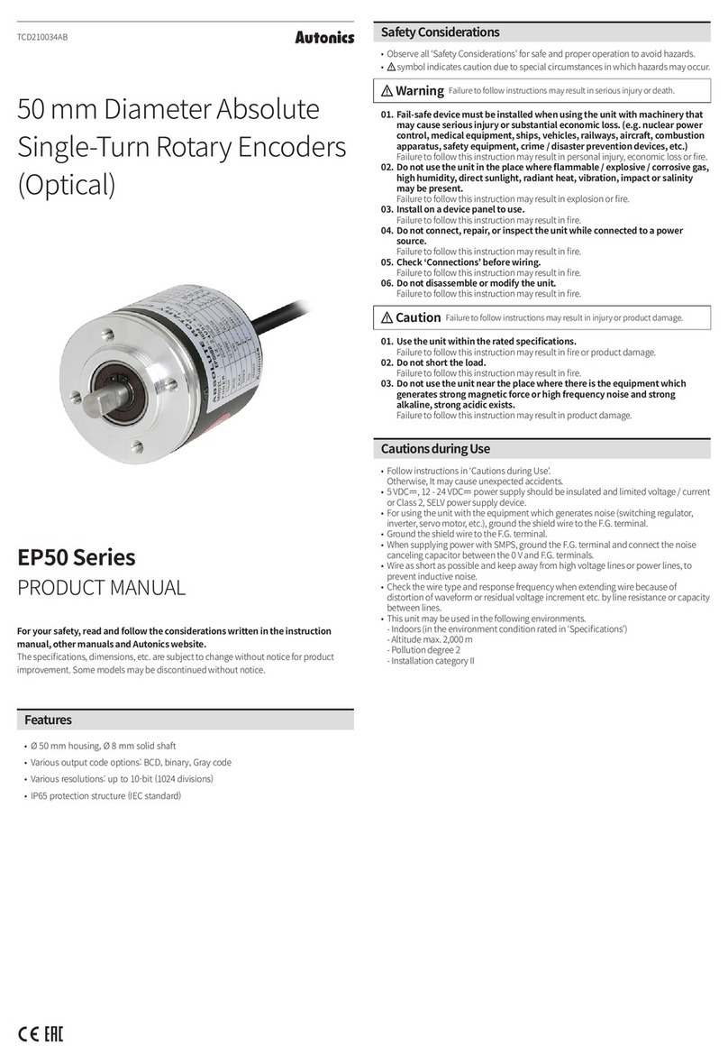 Autonics EP50 Series product manual