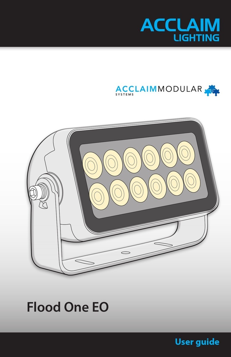 Acclaim Lighting Flood One EO Series user guide