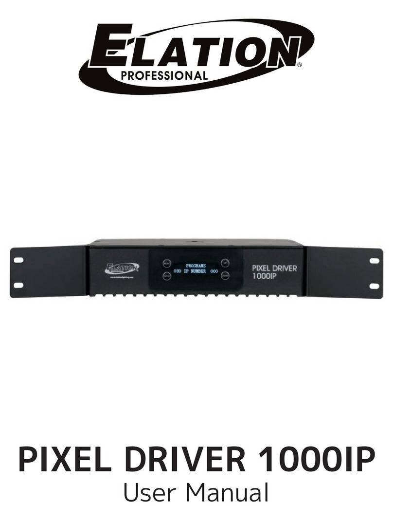 Elation PIXEL DRIVER 1000IP User manual