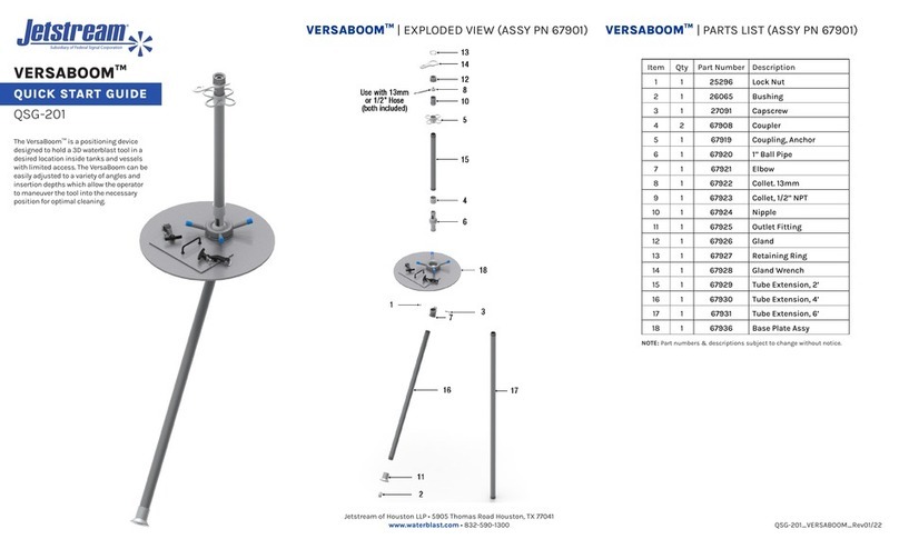 JETStream VERSABOOM QSG-201 quick start guide