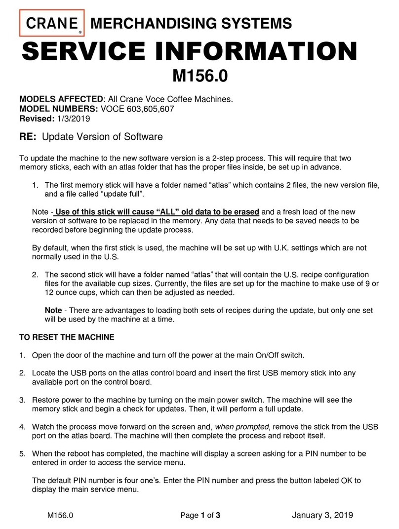 Crane VOCE 603 Service information