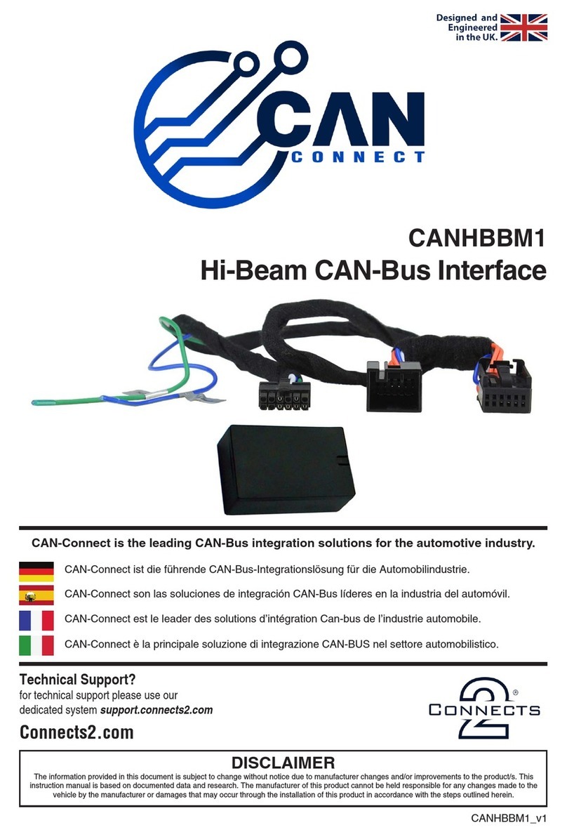 Connects2 CAN-Connect CANHBBM1 manual