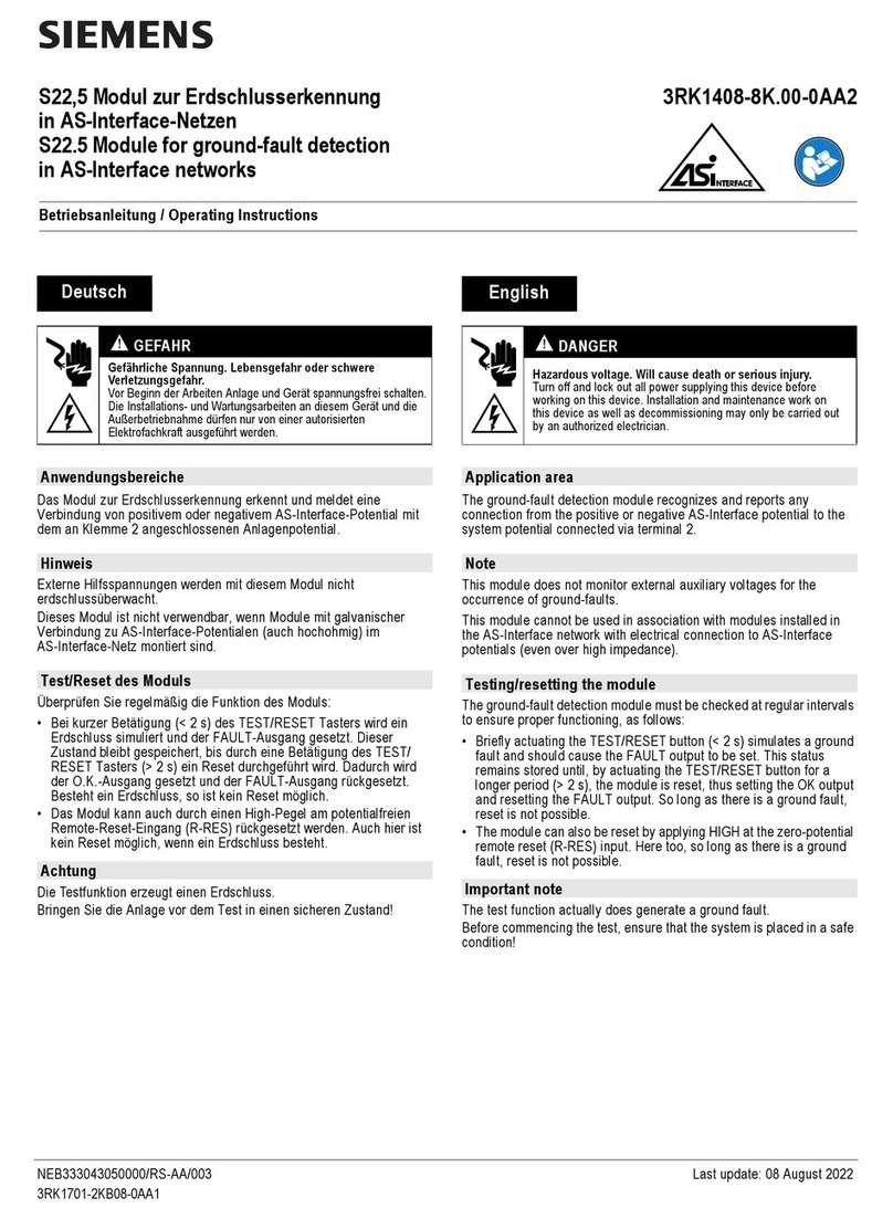 Siemens 3RK1408-8K.00-0AA2 operating instructions Siemens 3RK1408-8K.00-0AA2 operating instructions