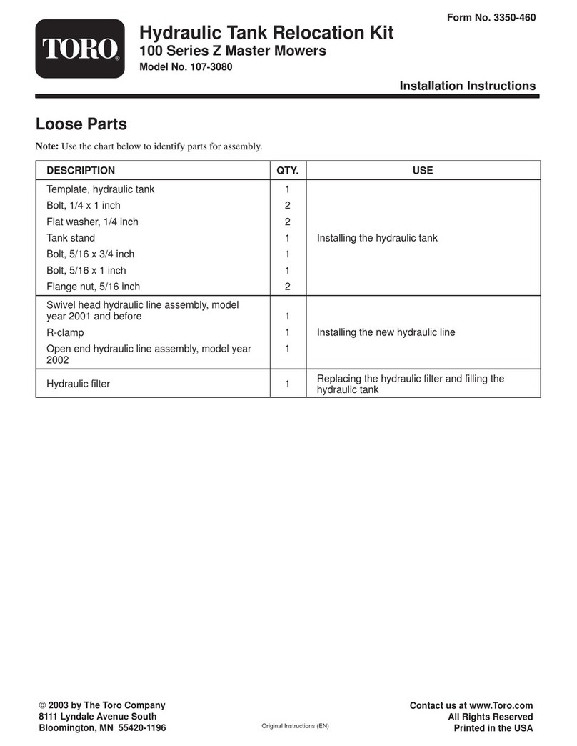 Toro Z Master 100 Series User manual