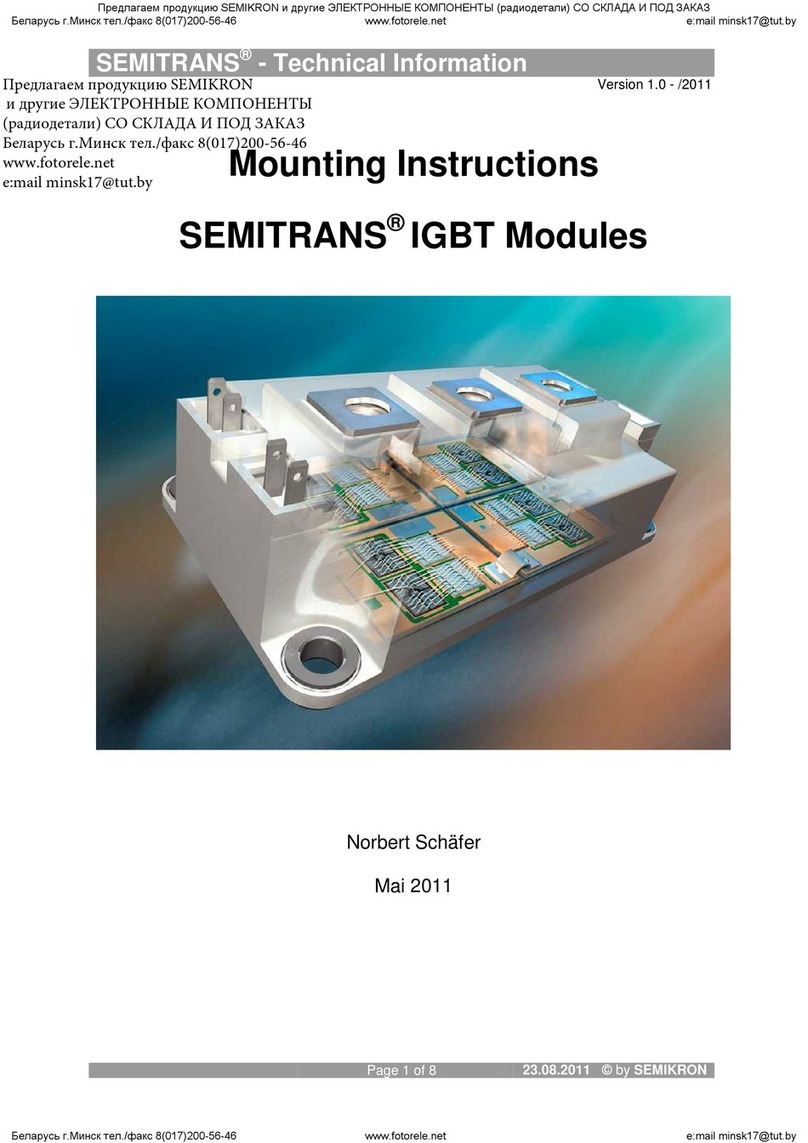SEMIKRON SEMITRANS IGBT User manual