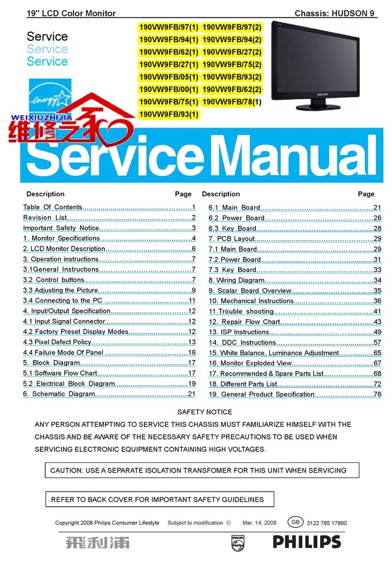 Philips 190VW9FB/97 User manual