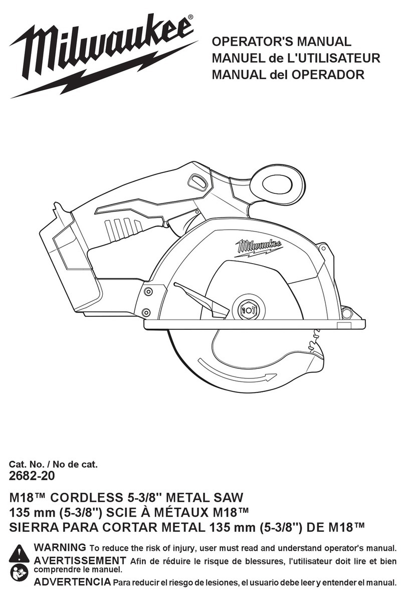 Milwaukee M18 2682-20 Operator's manual