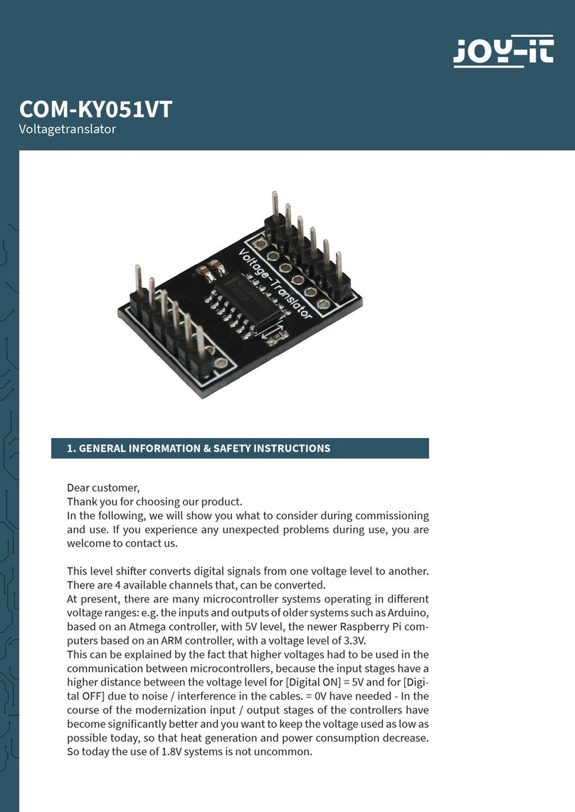 Joy-it COM-KY051VT instructions