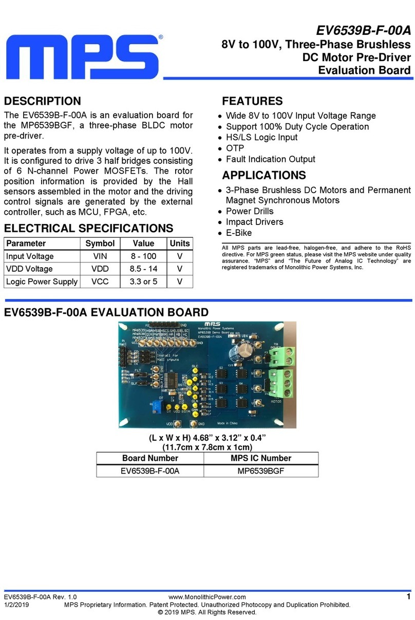 MPS EV6539B-F-00A manual