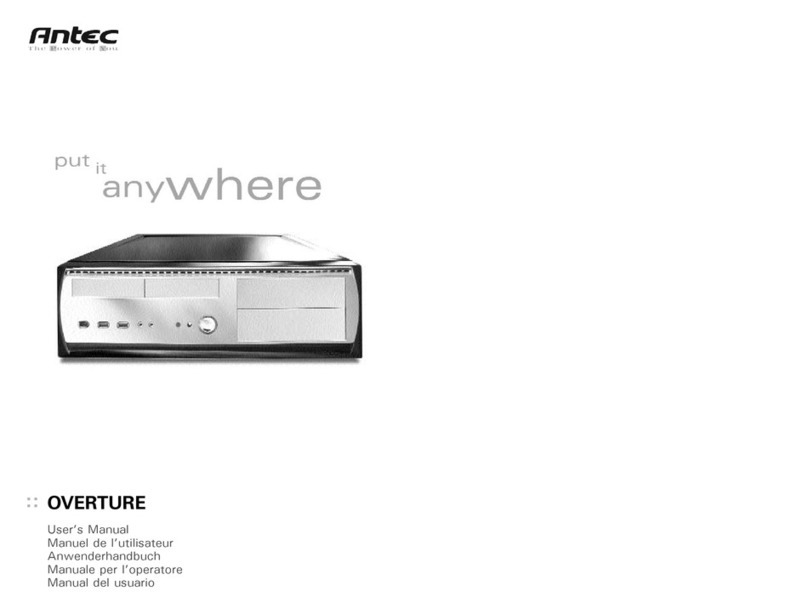 Antec OVERTURE user manual