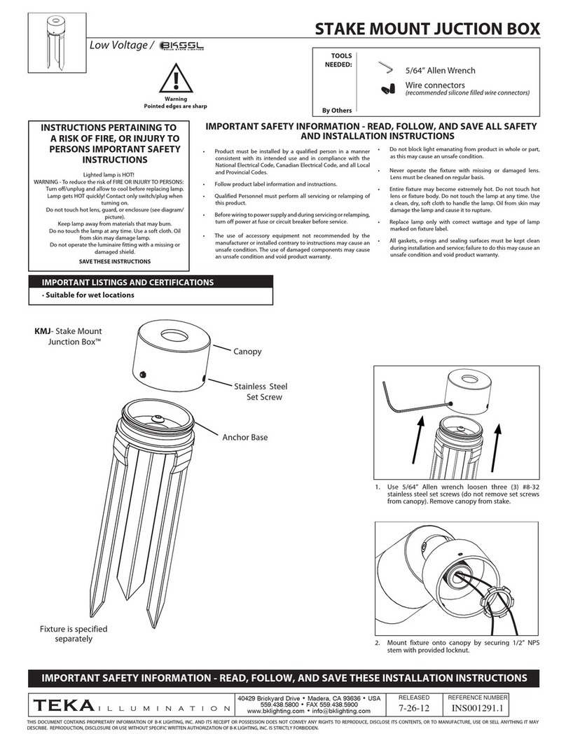 TEKA ILLUMINATION KMJ User manual