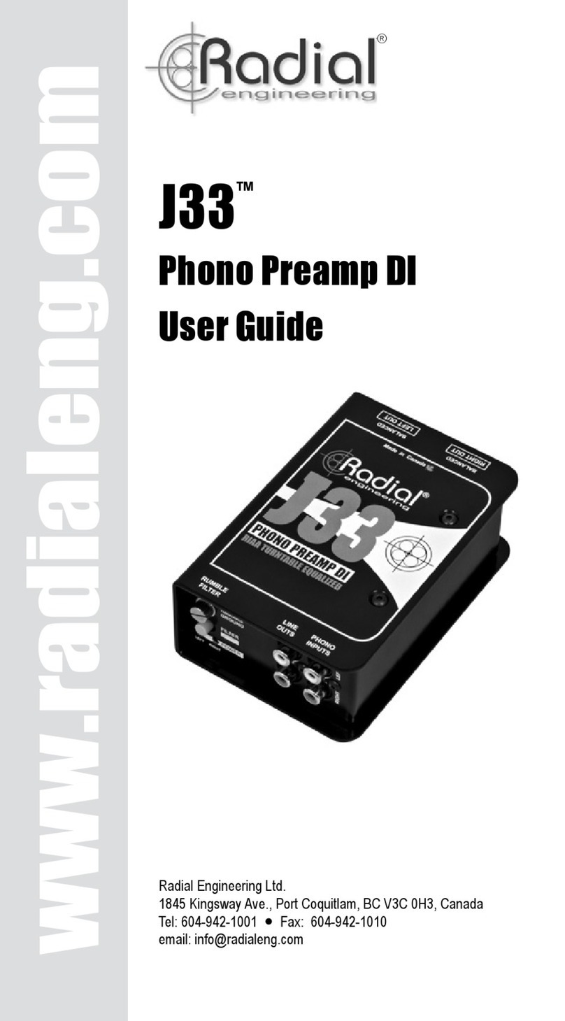 Radial Engineering J33 user guide