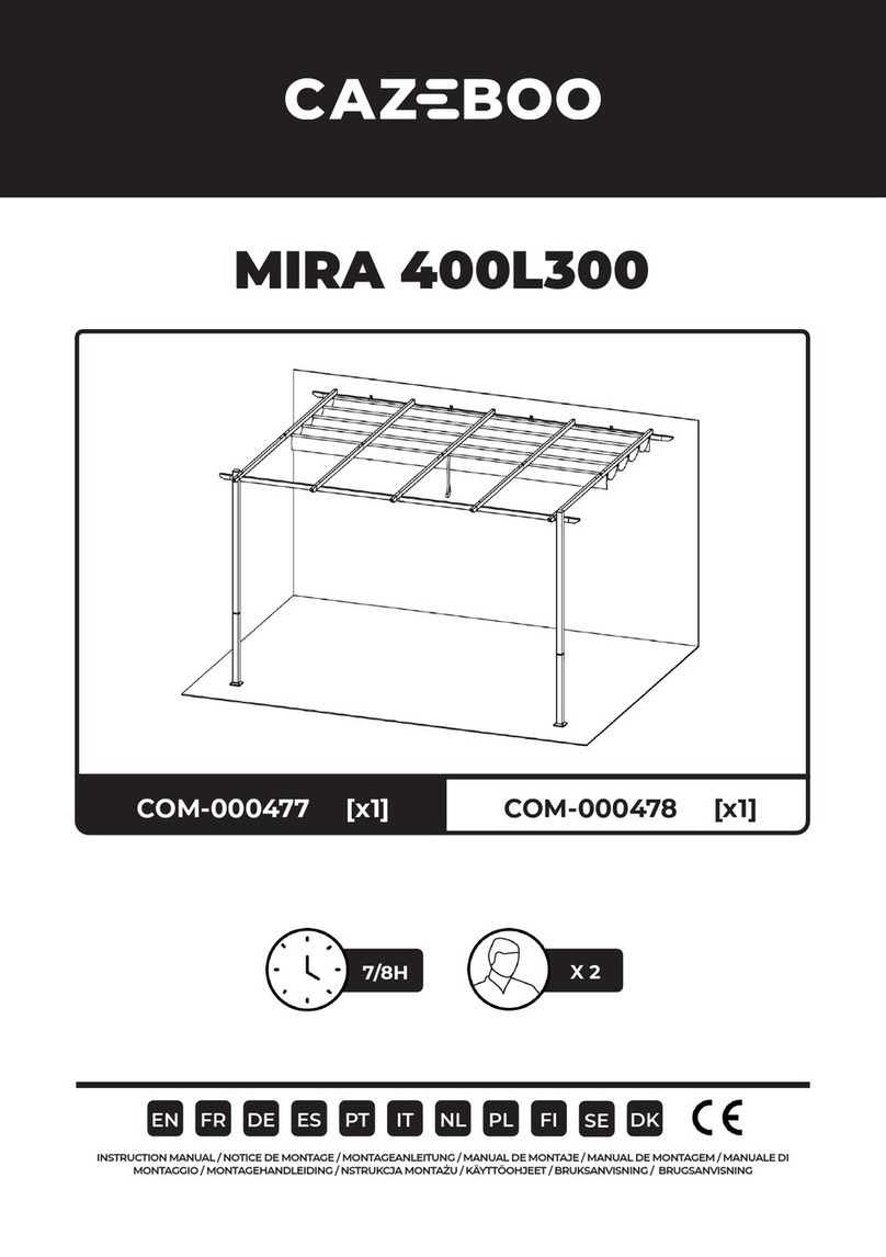 CAZEBOO COM-000477 User manual CAZEBOO COM-000477 User manual