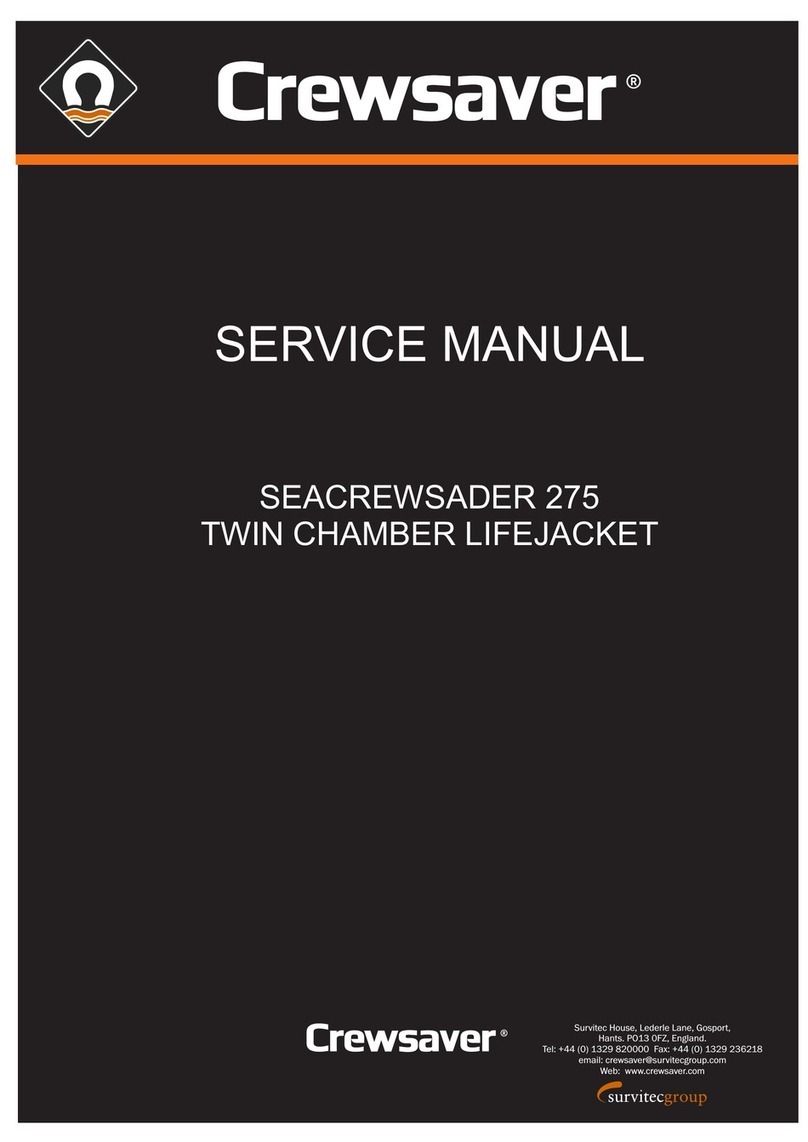 Crewsaver SEACREWSADER 275 Service manual