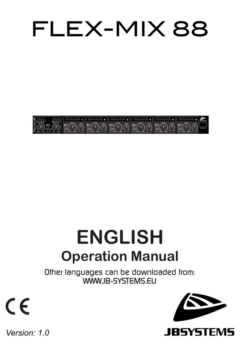 JBS FLEX-MIX 88 Operation manual