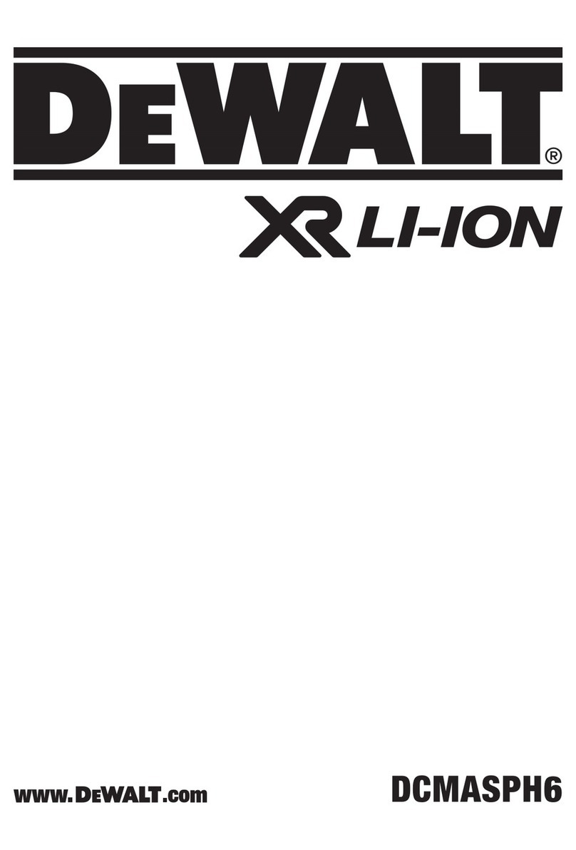 DeWalt DCMASPH6 User manual DeWalt DCMASPH6 User manual