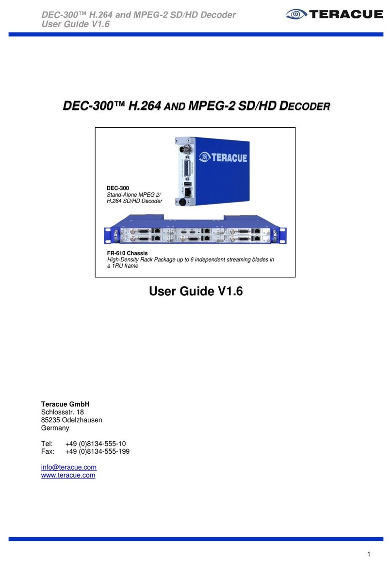 Teracue DEC-300 user guide