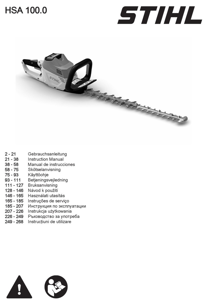 Stihl HSA 100.0 User manual