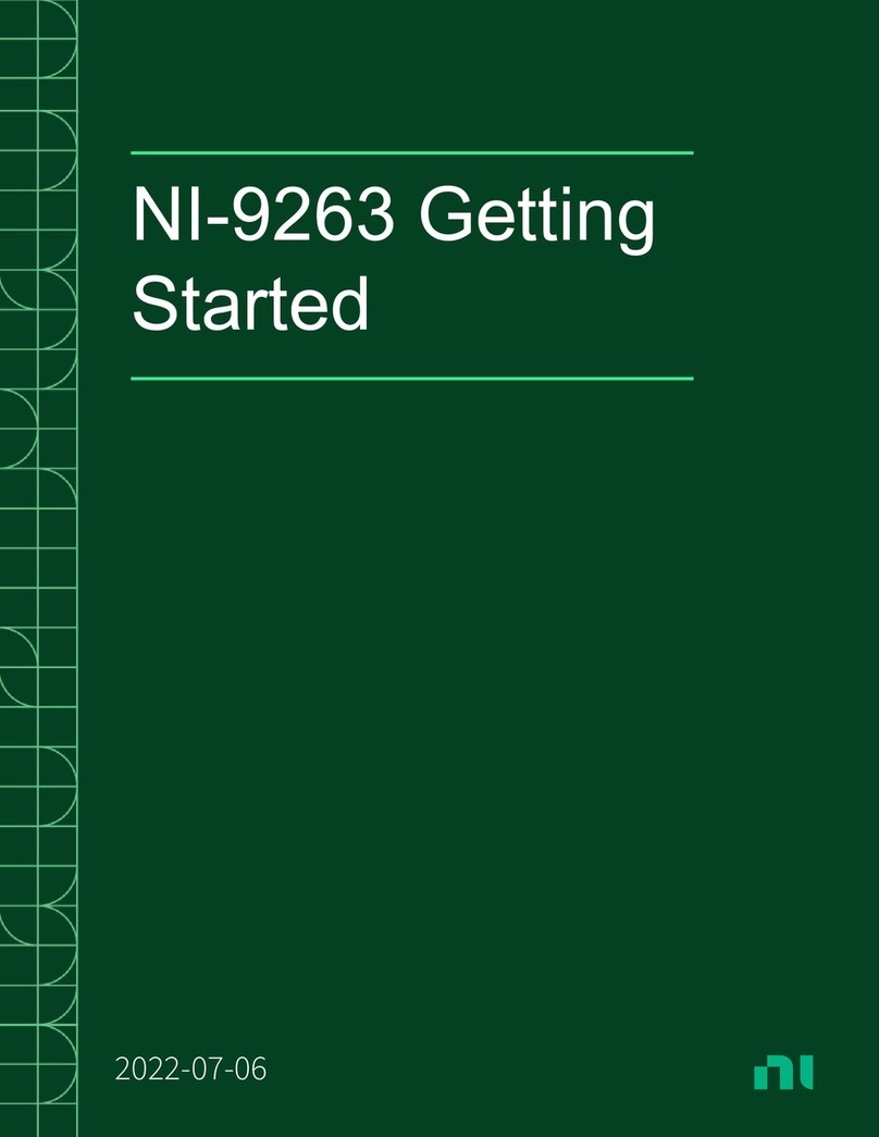 National Instruments NI 9263 User manual