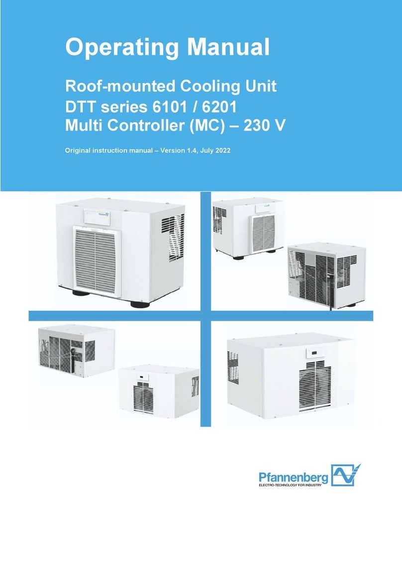 Pfannenberg DTT Series operating manual