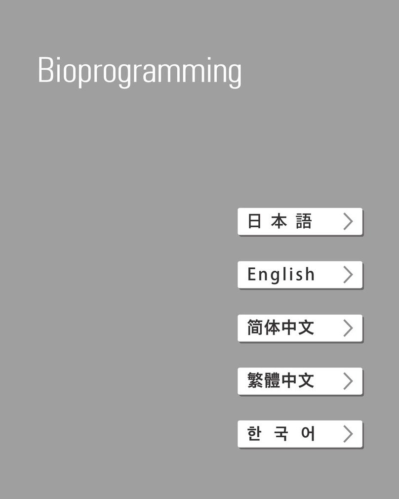 Bioprogramming REPRONIZER 7D plus Operating manual and safety instructions